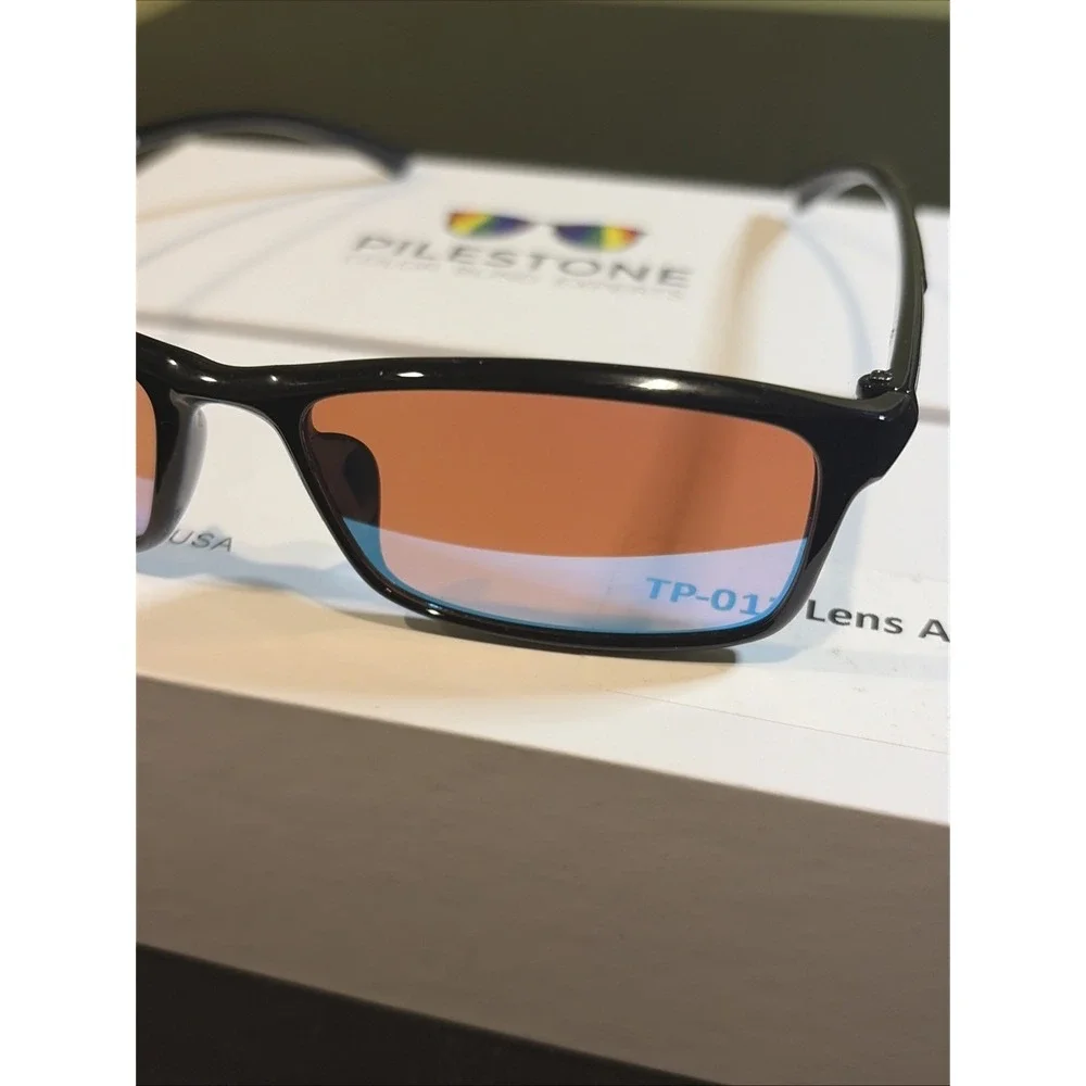 Pilestone Color Blind Glasses TP-012 Lens A Universal Lens. Non-Prescription NEW